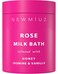 Calming Rose Coconut Milk Bath Soak Moisturize Soften Skin Honey Jasmine Vanilla Destress Luxury Spa Bath Salt Powder Stress Relief Gifts for Women