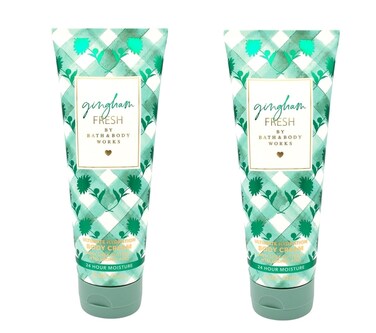 Bath &amp; Body Works Gingham Fresh Ultimate Hydration Body Cream 8 Ounces Pack of 2