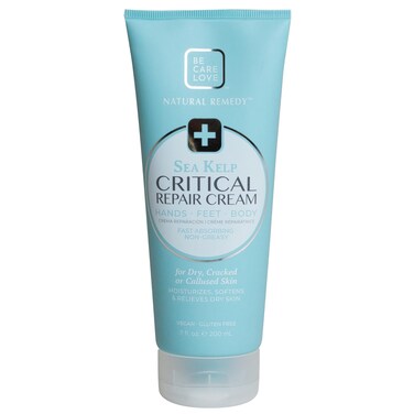 BCL Spa Critical Repair Cream with Organic Arnica Flower + Sea Kelp, intensely hydrating Argan Oil + Shea Butter to soothe + soften skin. 7 Fl Oz
