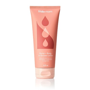 Frida Mom Pregnancy Belly Cream, In Shower Body Lotion for Fully Body and Bump, Moisturizing Lotion for Pregnant Dry and Stretched Skin, 6oz