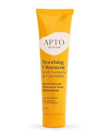 Soothing Ointment w/Turmeric &amp; Calendula: Ultra-Moisturizing Barrier Cream for Dry, Chapped Skin on Your Body, Face, or Lips, 3 oz.