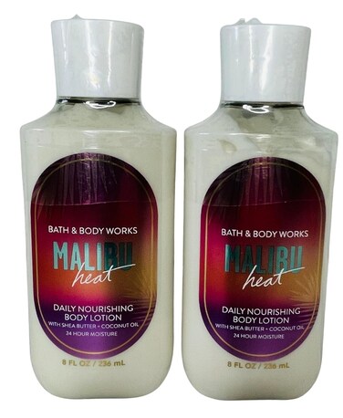 Bath &amp; Body Works Malibu Heat Body Lotion 8 Ounces Each Pack of 2