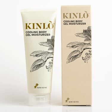 Kinlo Cooling Body Gel Moisturizer  Aloe Glycerin Menthol Tangerin Hydrating Body Lotion   Black Owned Skincare 4 fl oz Body Gel for Summer Weather