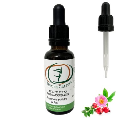 100% Certified Organic Growing Rosehip Oil/Aceite Puro De Rosa Mosqueta 30 Ml. / 1 Fl.oz.heals Dry Skin, Fine Lines, Acne Scars, Eczema, Psoriasis, Dermatitis, Sun Damage &amp; More