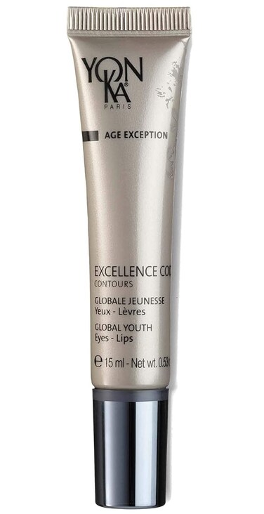 Yon-Ka Excellence Code Contours Eye Cream (15ml) Anti-Aging Eye and Lip Treatment with Hyaluronic Acid, Reduce Puffiness and Dark Circles, Paraben-Free