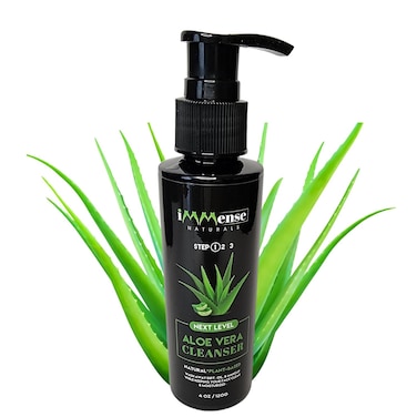 Aloe Vera Gel Cleanser, For Dry &amp; Oily Skin. Treat &amp; Prevent Acne, Dark Spots &amp; Eczema. Face Wash for Men and Women.