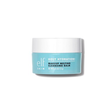 e.l.f. SKIN Mini Holy Hydration! Makeup Melting Cleansing Balm, Face Cleanser &amp; Makeup Remover, Infused with Hyaluronic Acid to Hydrate Skin, 0.45 Oz