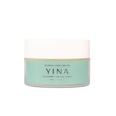 YINA - Hydracloud Cream With Niacinamide + Ginseng Complex   Sustainable, Cruelty-Free, Clean Skincare (1.6 fl oz   50 ml)