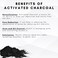 OMWAH Activated Charcoal Face Scrub - Microdermabrasion Mens Exfoliating Face Wash (4.23oz)