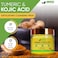 Turmeric Kojic Acid Cleansing Pads - Gently Exfoliates, Brightens &amp; Evens Skin Tone - Hydrating Turmeric Exfoliating Cleansing Pads for Face - Nourishing Kojic Acid Cleanser