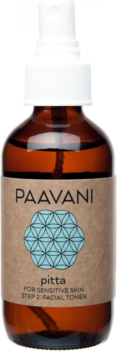 PAAVANI Ayurveda Pitta Toner - Made in USA - Ayurvedic Skincare- Sensitive Skin - 100% Organic, 4 oz&hellip;