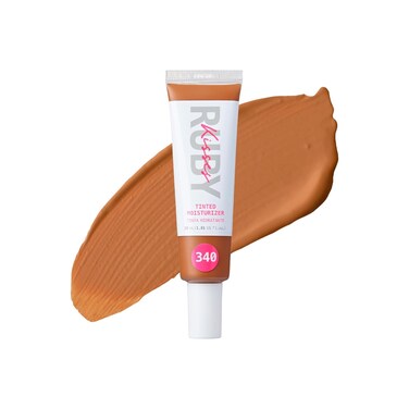 Ruby Kisses Tinted Moisturizer, Hydration, Calm &amp; Revitalize Skin, Skin Perfecting, Blur Pores &amp; Fine Lines, Natural Finish &amp; All-Day Comfort Wear (Caramel)