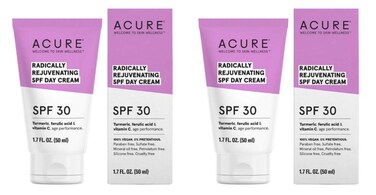 ACURE Acure Radically Rejuvenating, Day Cream, SPF 30, 1.7 fl oz (50 ml) (Pack of 2)