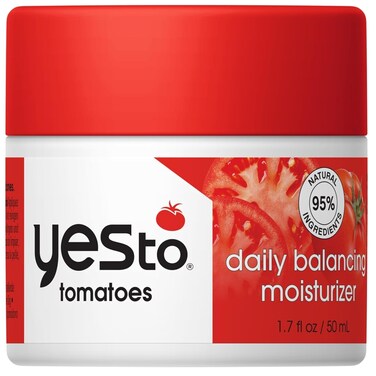 Yes To Tomatoes Daily Balancing Moisturizer, Blemish-Fighting &amp; Enlightening Moisturizer, Natural Vegan &amp; Cruelty Free, 1.7 Fl Oz