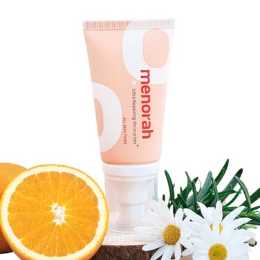 menorah skincare - Ultra Repairing Moisturizer+ for Face &amp; Body- Intense Moisturizing Cream, 12HR Retain Essential Moisture, Proven for Scars, Stretch Marks, Uneven Skin Tone, Dry Skin