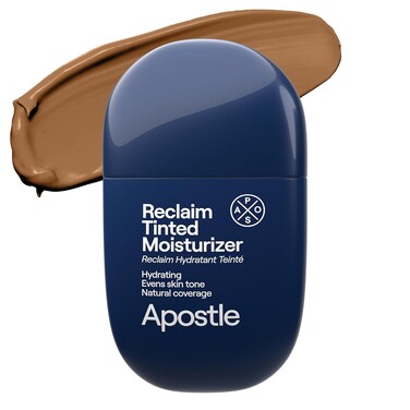 APOSTLE Reclaim Tinted Moisturizer for Men (4 Westmoreland) - Niacinamide, Vitamin E, Squalane, Hyaluronic Acid, Tinted Face Moisturizer For Men. Hydrates, Evens Skin Tone, 1 Fl. Oz.