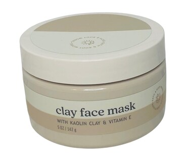 Bath and Body Works Face Clay Face Mask With Kaolin Clay, Bentonite Clay, and Vitamin E, 6.5 oz