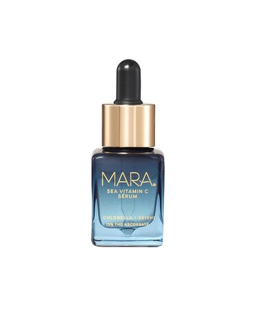 MARA - Natural Chlorella + Reishi Sea Vitamin C Serum   Plant-Based Skin Care   Skin Firming With Moringa + Squalane (0.5 oz   15 ml)