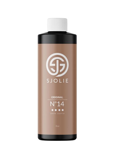 SJOLIE Spray Tan Solution - No. 14 - Dark Depth Tanning Spray   Hydrating Sunless Tanner for Long Lasting, Dark Bronze Finish (8oz)