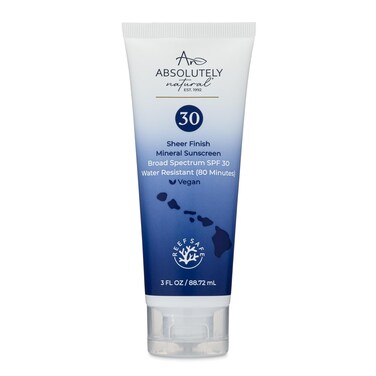 SPF 30 Mineral Sunscreen - Broad Spectrum Water Resistant Moisturizer Lotion For Body &amp; Face - With Non-Nano Zinc Oxide, Vitamin E, &amp; Antioxidants - Made in USA, 3 Oz