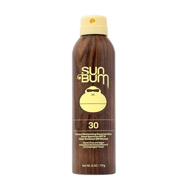 Sun Bum Original SPF 30 Sunscreen Body Spray   Broad Spectrum Moisturizing Sunblock with Vitamin E   Hawaii 104 Act Compliant (Octinoxate &amp; Oxybenzone Free)   6 oz
