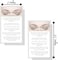 Eyebrow Lamination Aftercare Instruction Cards   Physical Printed 2 x 3.5&rdquo; inches Business Card Size   White with Brow Photo Design   Starter Lift Kit with Tint at home diy aftercare supplies
