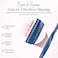 Eyebrow Razor for Women Face, (3-pack), Dermaplane Blade &amp; Peach Fuzz Remover, Micro-Pitch Facial Razor Blades for Men and Women, Dermaplaning tool for Skin Exfoliation with Protective Cover