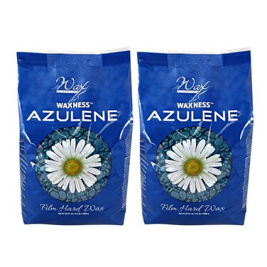 Waxness Azulene Hard Wax 2.2 Pound / 1 kg Pack of 2