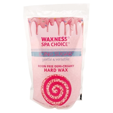 Waxness Spa Choice Icing Sugar Demi Creamy Rosin Free Hard Wax 1.76 lb 800 g