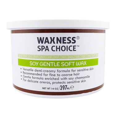 Waxness Spa Choice Soy Gentle Soft Wax 14 oz 397 ml
