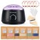 Waxer II Deluxe Waxing Kit for Women and Men Non-Sticky, Teflon-Coated - Wax Warmer for Hair Removal incl. 600g Wax Beads, 30Spatulas