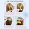ZMD Hair Curlers, 20PCS Plastic Rollers Set, 0.98in/2.5cm Snap on Self Grip Rollers with Mini Comb, Heatless Rollers for Short Medium Thin Fine Hair, Tools for DIY Hairstyling