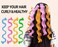 40PCS Hair Curlers Heatless Wave and Spiral Two Styles Formers(16inches) with 4PCS Styling Hooks Magic Hair Rollers No Heat Damage for Women and Kids&rsquo; Short and Medium Hair (16inch)