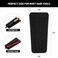 ZAXOP 2 Pack Heat Resistant Silicone Mat Pouch for Flat Iron, Curling Iron,Hair Straightener,Hair Curling Wands,Hot Hair Tools (Black&amp;Black)