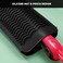 ZAXOP 2 Pack Heat Resistant Silicone Mat Pouch for Flat Iron, Curling Iron,Hair Straightener,Hair Curling Wands,Hot Hair Tools (Black&amp;Black)