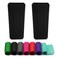 ZAXOP 2 Pack Heat Resistant Silicone Mat Pouch for Flat Iron, Curling Iron,Hair Straightener,Hair Curling Wands,Hot Hair Tools (Black&amp;Black)