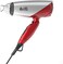Berta 1875 Watts Folding Travel Hair Dryer Mini Negative Ionic Blow Dryer US Plug Dual Voltage (Red)