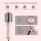 TYMO Pink Volumizer Hair Dryer Brush with Titanium Barrel, 1200W, 3 Speeds, Nylon Bristles, Ionic Technology, Salon Long-lasting Hairstyles, Hot Air Brush for Women, Designed for 120V USA Outlets