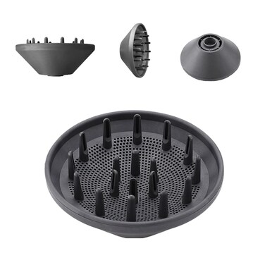 360&Acirc;&deg; Rotating Diffuser Attachment Nozzle Compatible With Laifen Swift Hair Dryer/Swift SE Styling Tool, Hair Smoothing Dryer Magnetic Blower Accessories for Laifen, Black