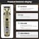 VGR 095 Beard Trimmer for Men, 7 in 1 Waterproof Cordless Hair Clippers and Trimmers Set, Electric Razor Shavers T-Blade Hair Trimmer Grooming Kit for Nose Body Ear Face Mustache, V-103
