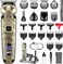 VGR 095 Beard Trimmer for Men, 7 in 1 Waterproof Cordless Hair Clippers and Trimmers Set, Electric Razor Shavers T-Blade Hair Trimmer Grooming Kit for Nose Body Ear Face Mustache, V-103
