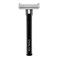 OneBlade ELEMENT Single-Blade Safety Razor, Classic Manual Shaving Razor, Black Aluminum