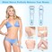 Bikini Trimmer for Women,Electric Razors for Women, 2 in 1 Pubic Hair Trimmer Women IPX7 Waterproof Wet &amp; Dry Use,Personal Trimmer Womens Electric Shaver (Blue)