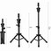 FUTAI Wig Stand Tripod for Hairdresser Practice Style Display Human Hair Mannequin Head Manikin Cosmetology Doll Training Head Mini Adjustable Metal Holder