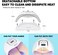 LAVAED UV Nail Lamp UV Light for Gel Nails, Nail UV Lamp Gel Nail Lamp Professional Fast Curing Light UV Nail Light with 4 Timer Setting Auto Sensor, LED Smart Gel Nail UV Light for Gel Polish