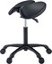 Master Massage Berkeley Saddle Stool with Black Aluminum Base