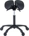 Master Massage Berkeley Saddle Stool with Black Aluminum Base