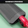 ZAXOP Resistant Silicone Mat Pouch for Flat Iron, Curling Iron,Hot Hair Tools (Grey)
