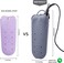 ZAXOP Silicone Heat Resistant Holder Mat Pouch for Flat Iron,Curling Iron,Hot Hair Tools(Grey)