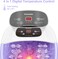 Foot Spa Bath Massager with Heat Bubbles and Vibration Massage and Jets, 16 OZ Calming Lavender Foot Soak Epsom Salt, Koenvenden Foot Soaker With Red Light, 22 Massage Rollers, Adjustable Temp -Purple